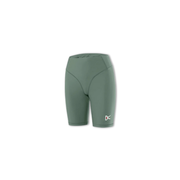 District Vision Women's 7in Pocketed Half Tights - Cool Sage