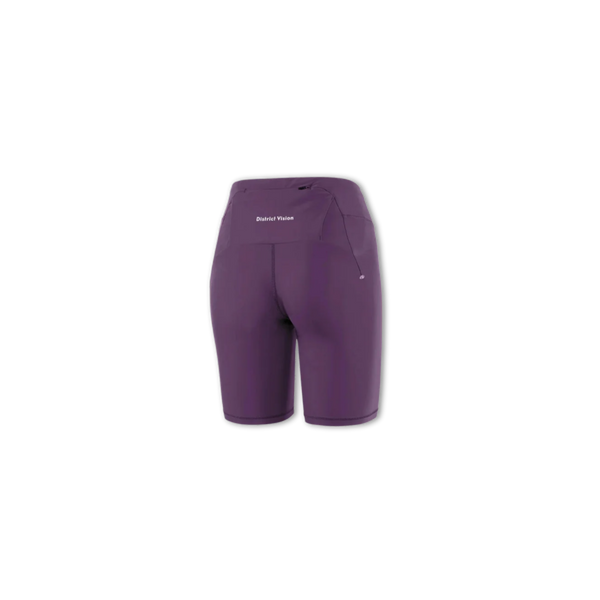 District Vision Women's 7in Pocketed Half Tights - Nightshade