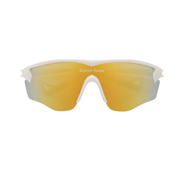 District Vision - Junya Racer WhiteD+ Amber Mirror