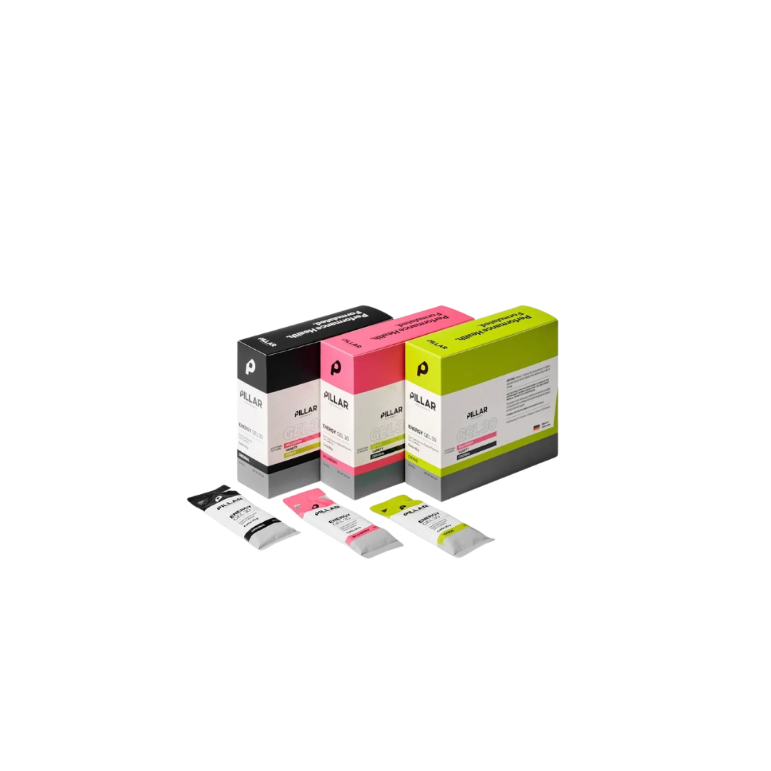 PILLAR ENERGY GEL 30 - Value Box (12 Serves) / Wild Berry