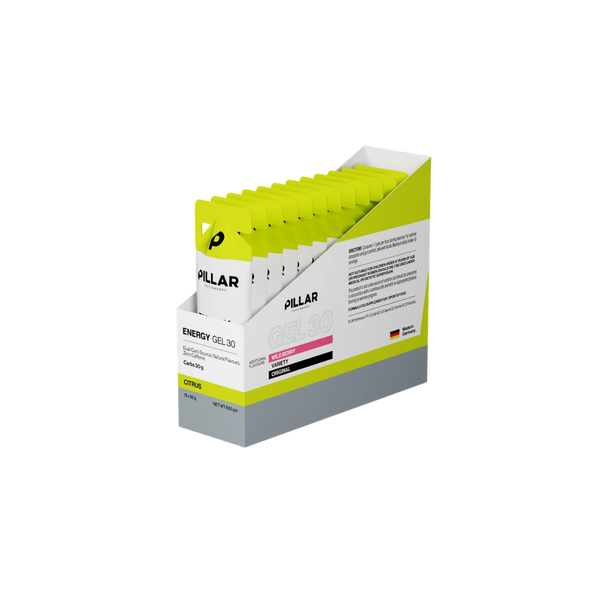 PILLAR ENERGY GEL 30 - Value Box (12 Serves) /  Citrus