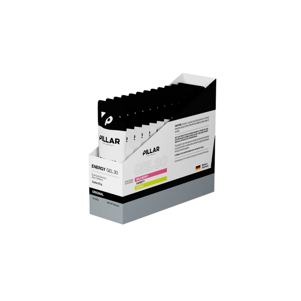PILLAR ENERGY GEL 30 - Value Box (12 Serves) /  Original (Unflavoured)