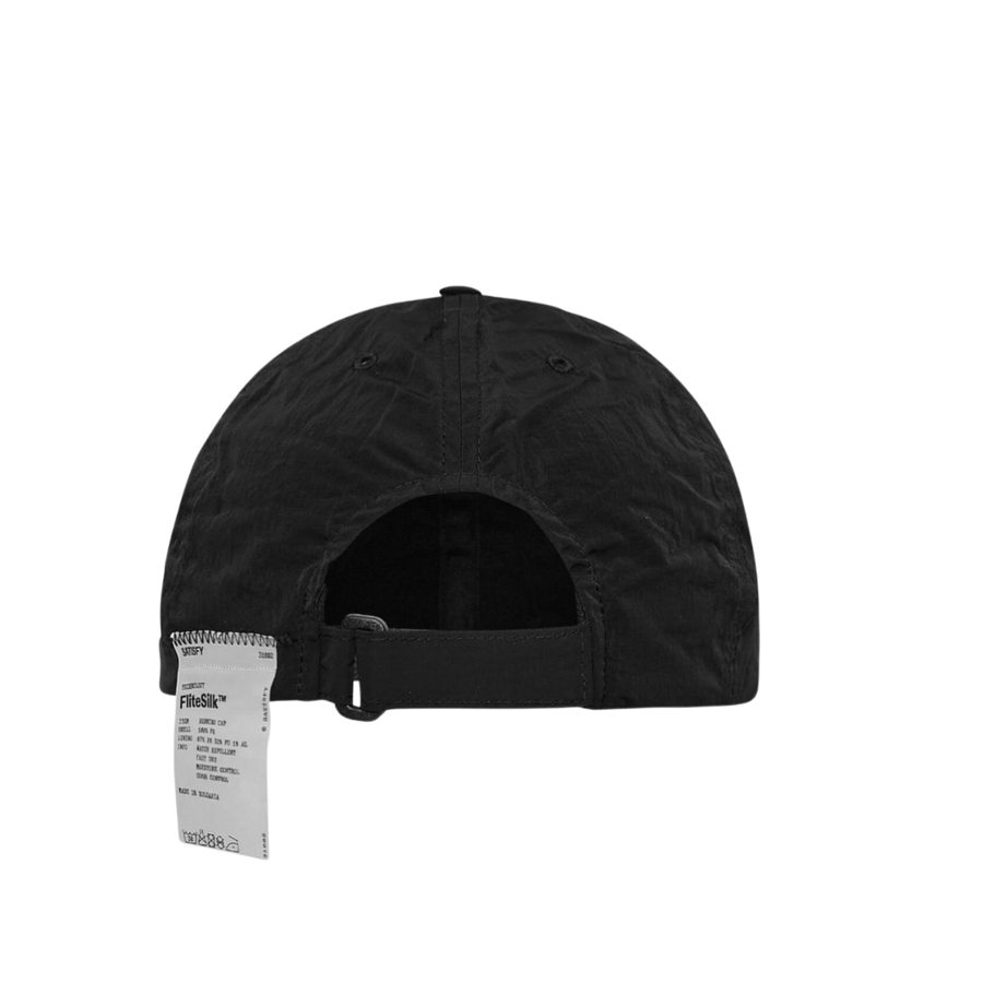 SatisfyRunning_FliteSilk_RunningCap_Offroad Black_Back