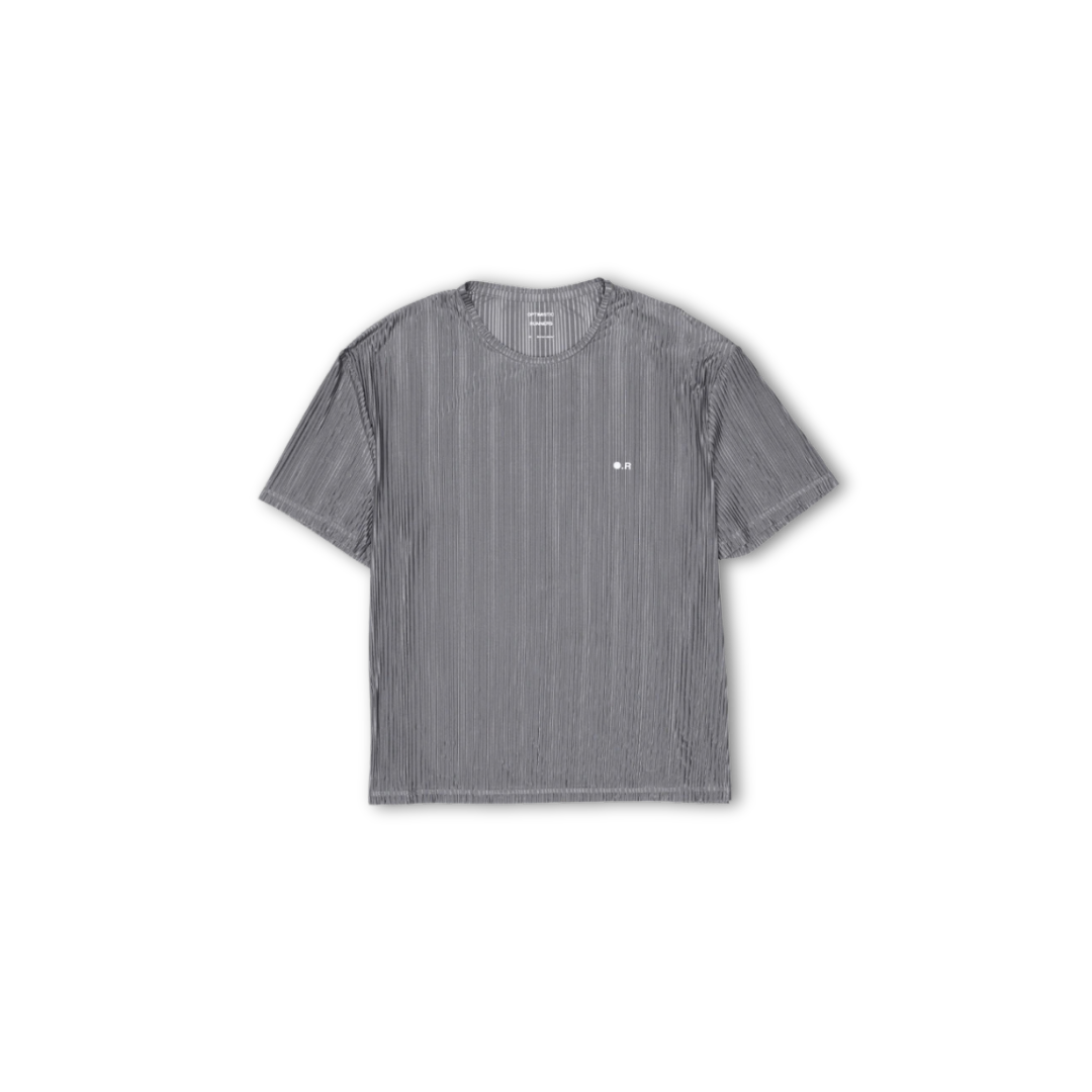 OPTIMISTIC RUNNER Glossy T-Shirt - GREY