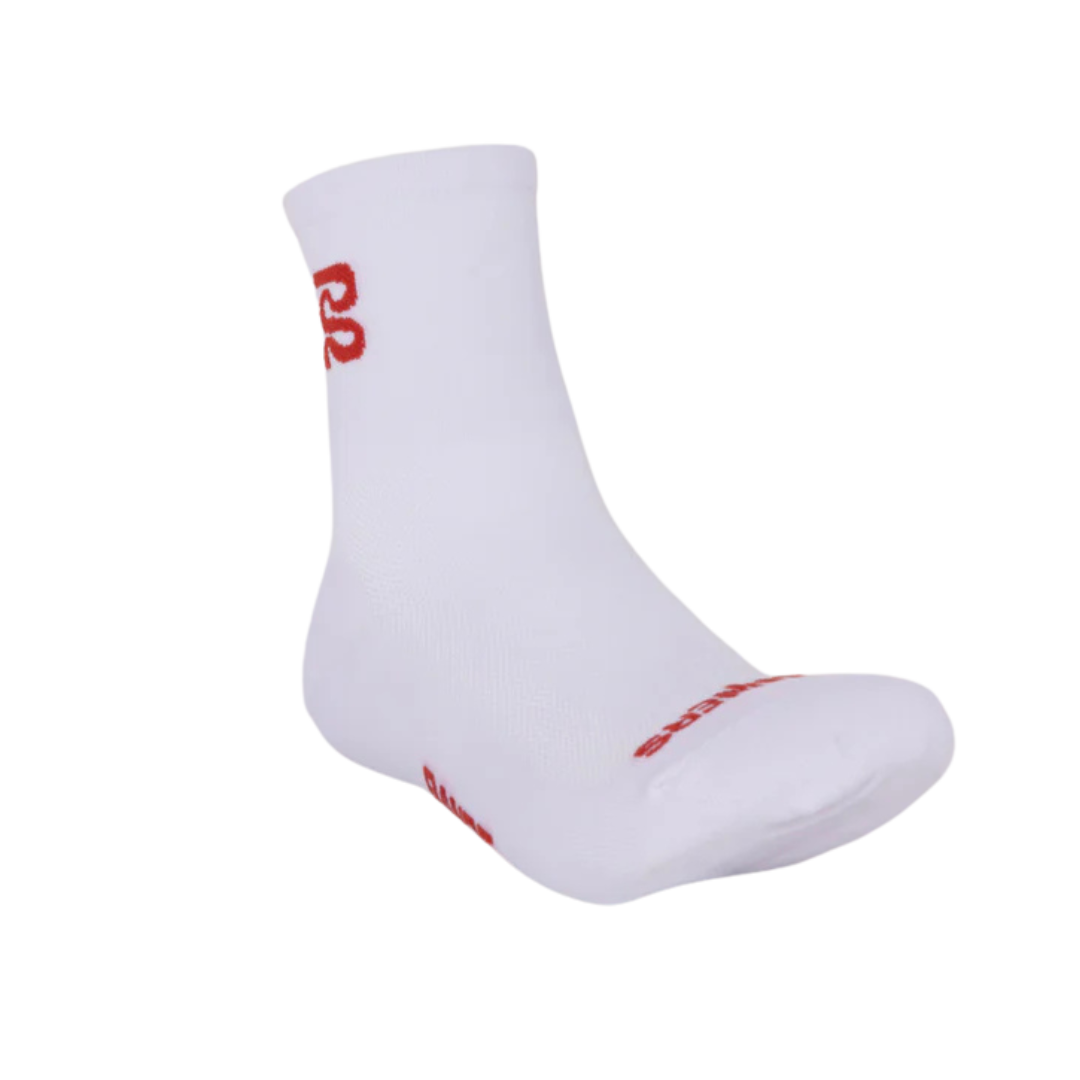 BanditRunning_LiteRun_OG Current Quarter Socks_White/Spice_Side