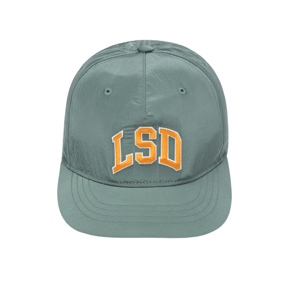 LSD-FliteSilk5PanelPinchCap-OilGreen1