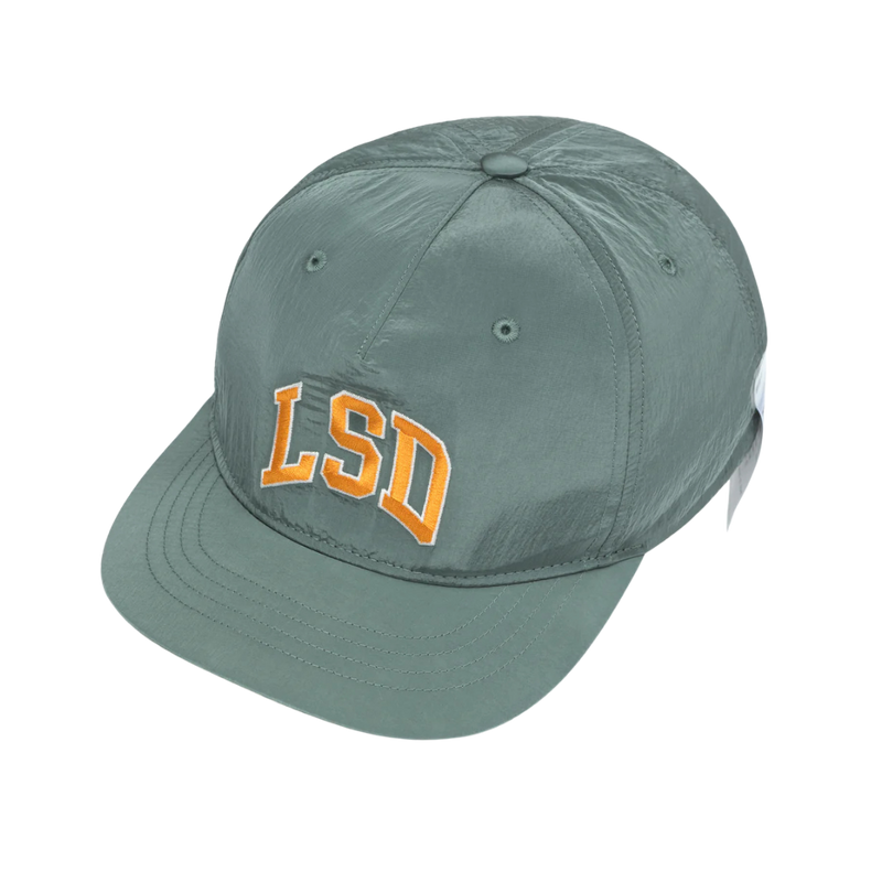 LSD-FliteSilk5PanelPinchCap-OilGreen2