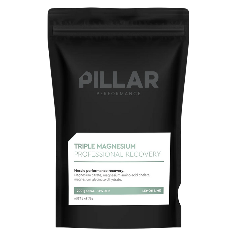 PILLAR TRIPLE MAGNESIUM POWDER - Lemon Lime - Pouch (40 Serves)