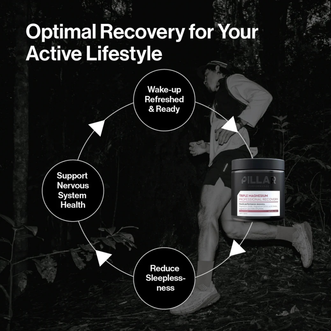 PILLAR TRIPLE MAGNESIUM POWDER - Lemon Lime - Pouch (40 Serves)