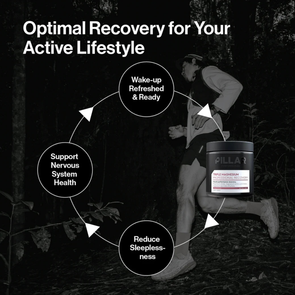 PILLAR TRIPLE MAGNESIUM POWDER - Lemon Lime - Pouch (40 Serves)