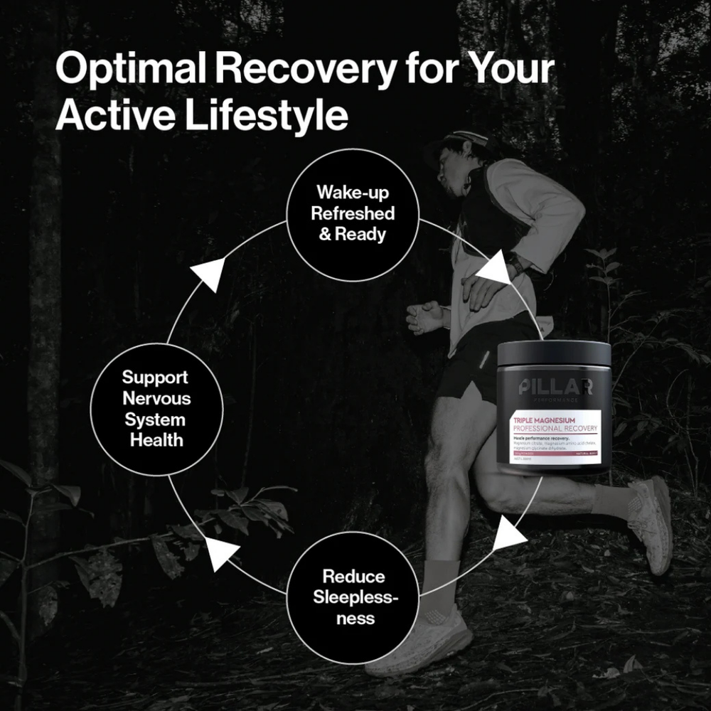 PILLAR TRIPLE MAGNESIUM POWDER - Lemon Lime - Pouch (40 Serves)