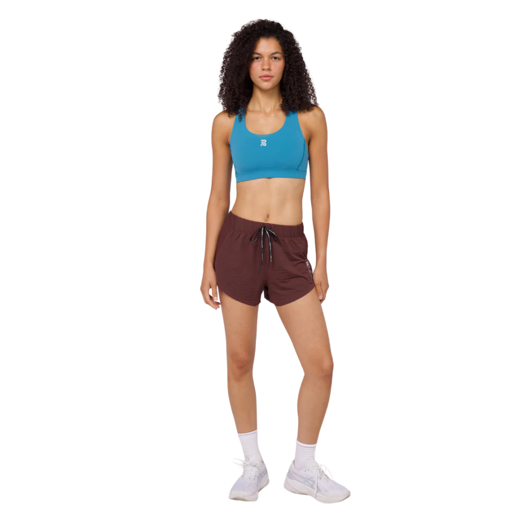 BanditRunning_Litewave4_Women's_Rush Short_Chocolate_Front