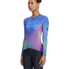 MAAP - Women's Blurred Out Pro Hex LS Jersey 2.0 - Blue Mix