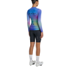 MAAP - Women's Blurred Out Pro Hex LS Jersey 2.0 - Blue Mix