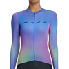 MAAP - Women's Blurred Out Pro Hex LS Jersey 2.0 - Blue Mix