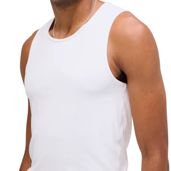 Bandit Running Men's Tassarib™ Vituccio Performance Tank - White