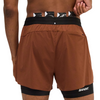 Bandit Running Men's Vento™ 2-In-1 Run Short - Coffee Bean