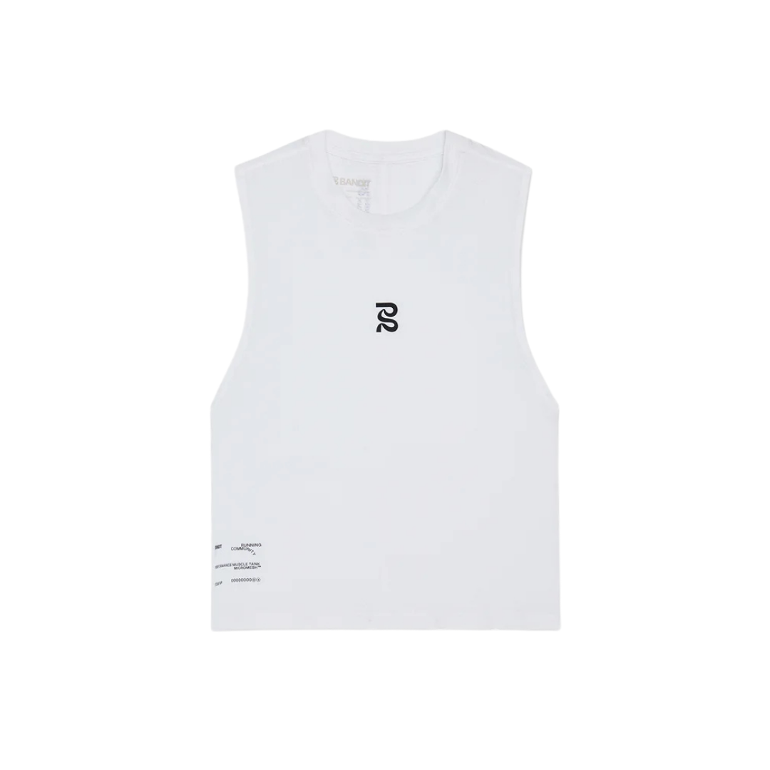 Bandit Running Women's Micromesh™ Run Tank - White