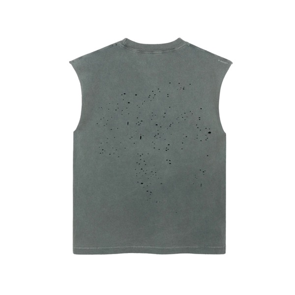 Satisfy Running MothTech Muscle Tee - Faded Black