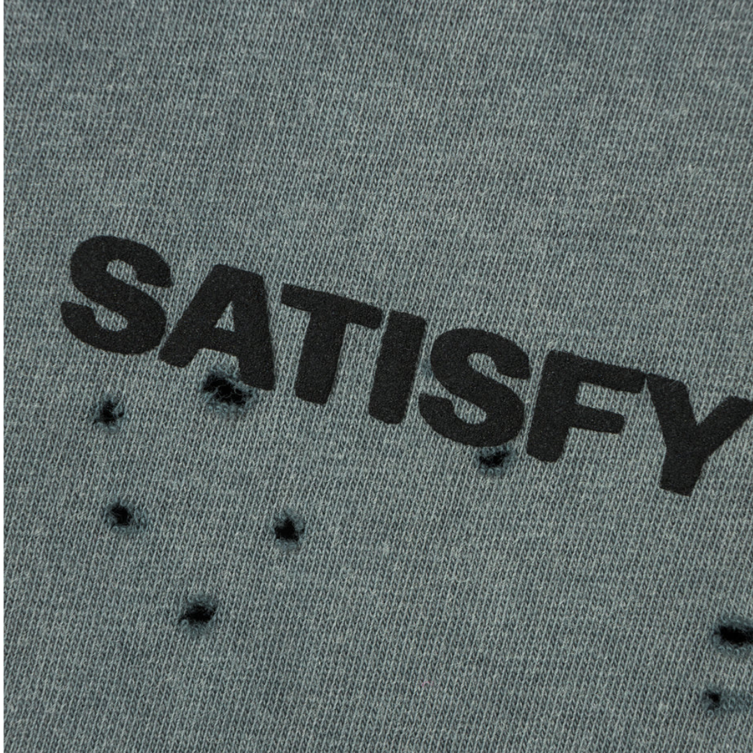 Satisfy Running MothTech T-Shirt - Faded Black