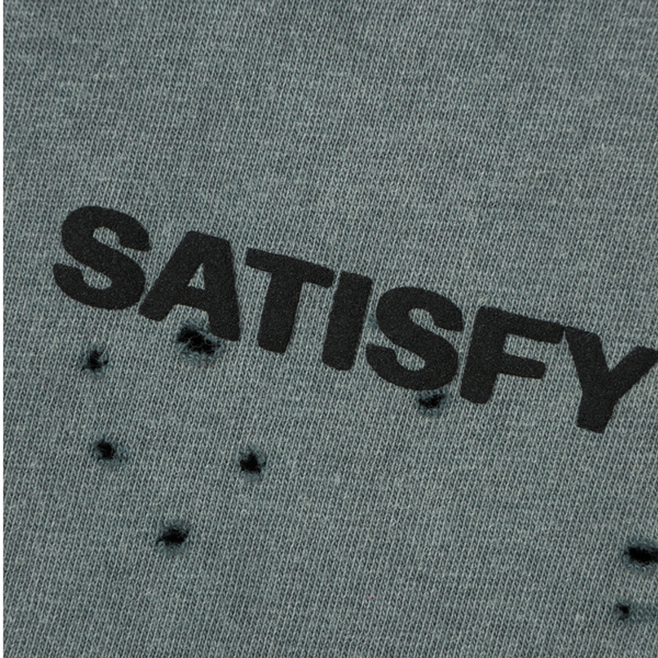 Satisfy Running MothTech T-Shirt - Faded Black