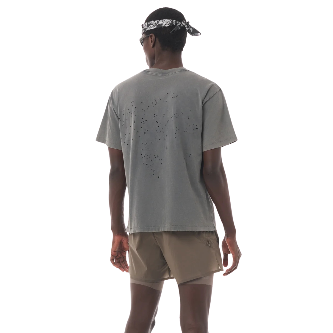 Satisfy Running MothTech T-Shirt - Faded Black