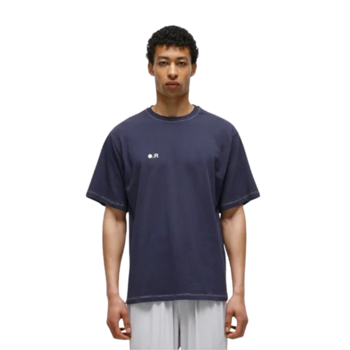 OPTIMISTIC RUNNER Cotton OR T-Shirt - BLUEBERRY