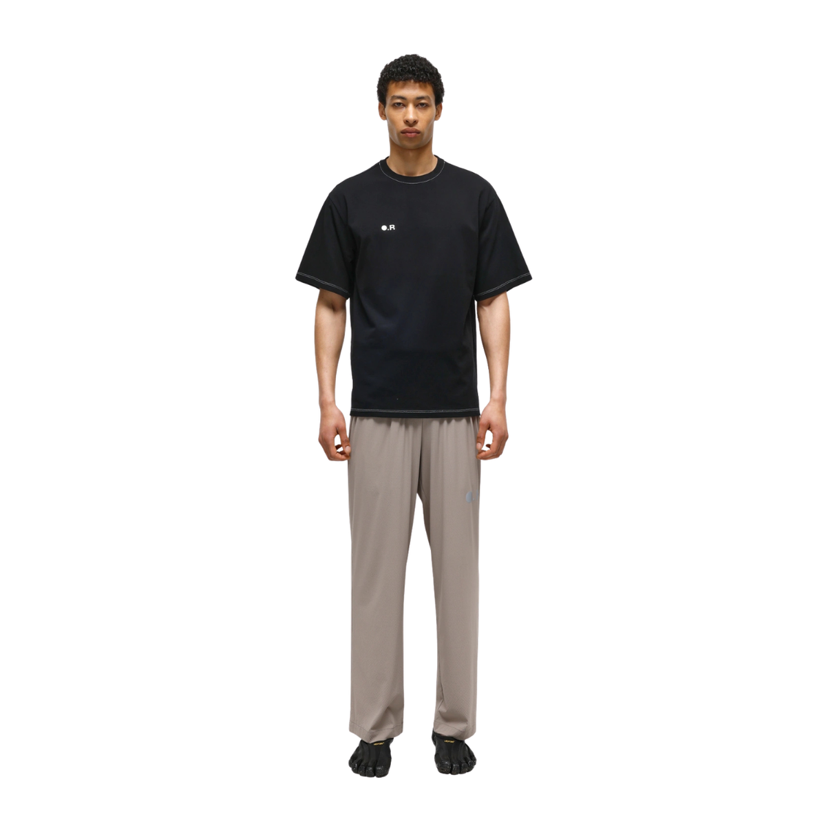 OPTIMISTIC RUNNER Cotton OR T-Shirt - BLACK