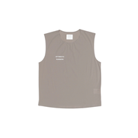 OPTIMISTIC RUNNER Perforated Crop Tank - CAMEL