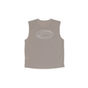 OPTIMISTIC RUNNER Perforated Crop Tank - CAMEL