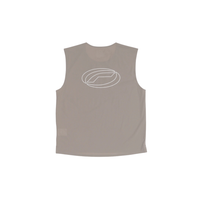 OPTIMISTIC RUNNER Perforated Crop Tank - CAMEL