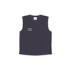 OPTIMISTIC RUNNER Perforated Crop Tank - BLUEBERRY