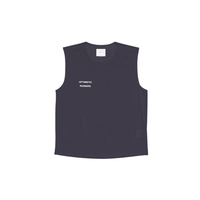 OPTIMISTIC RUNNER Perforated Crop Tank - BLUEBERRY