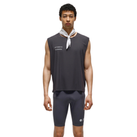 OPTIMISTIC RUNNER Perforated Crop Tank - BLUEBERRY