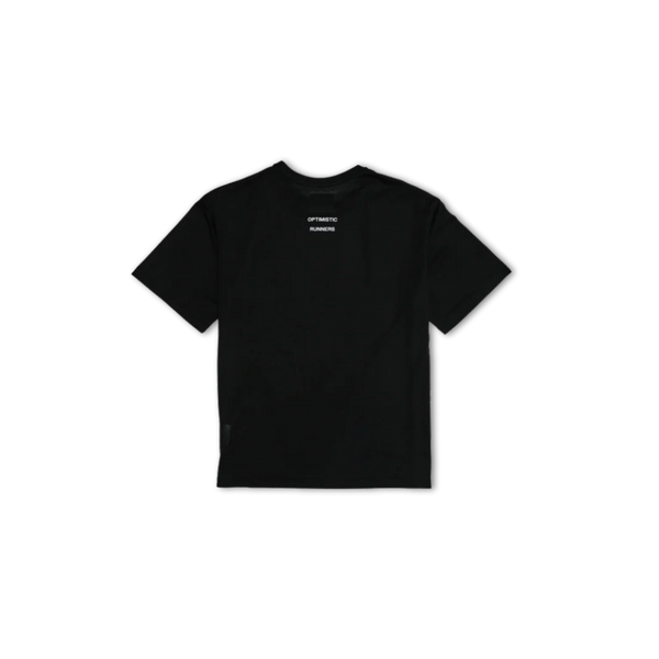 OPTIMISTIC RUNNER Relaxed T-Shirt BLACK