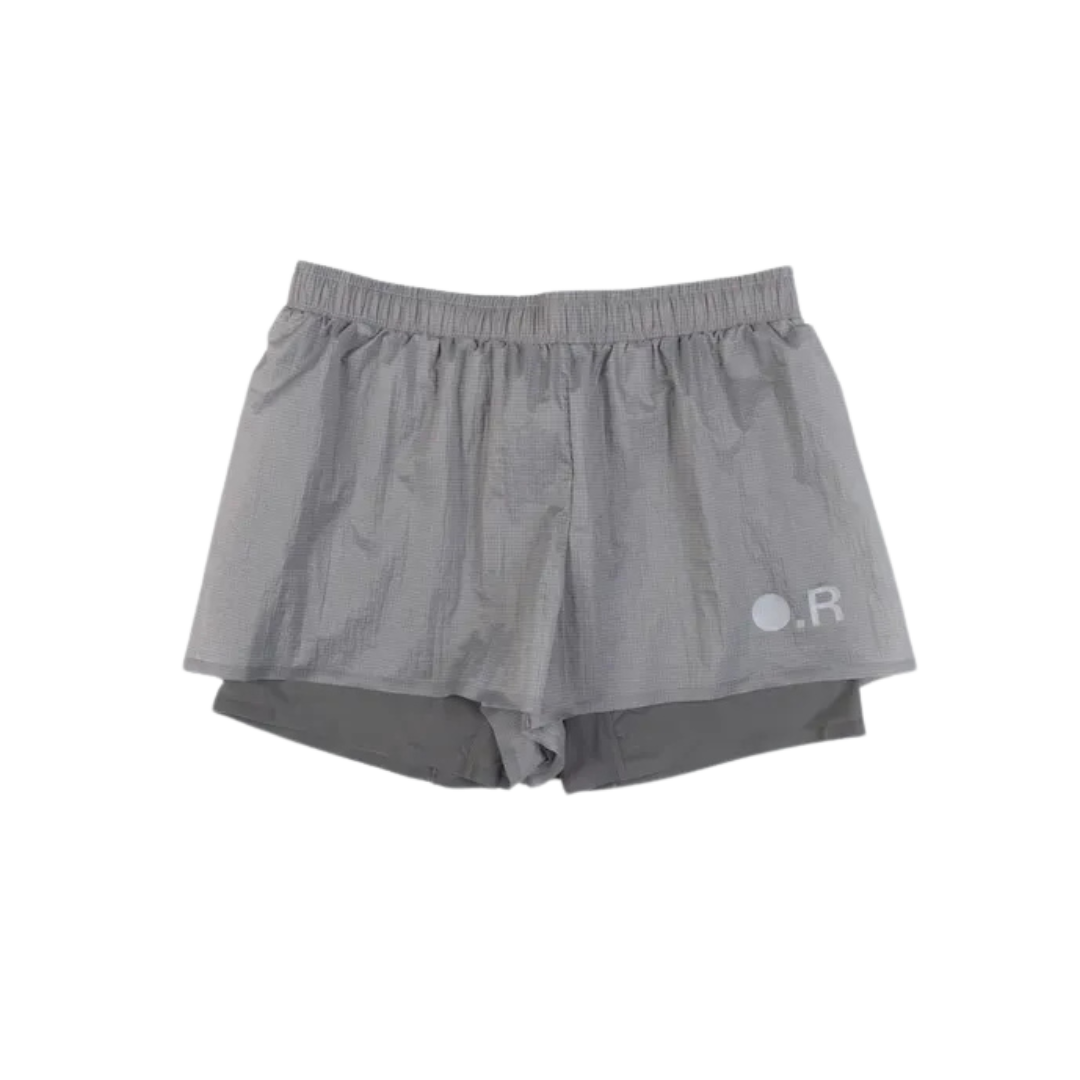 OPTIMISTICRUNNERSGlossyRipstopShorts-LightGrey1