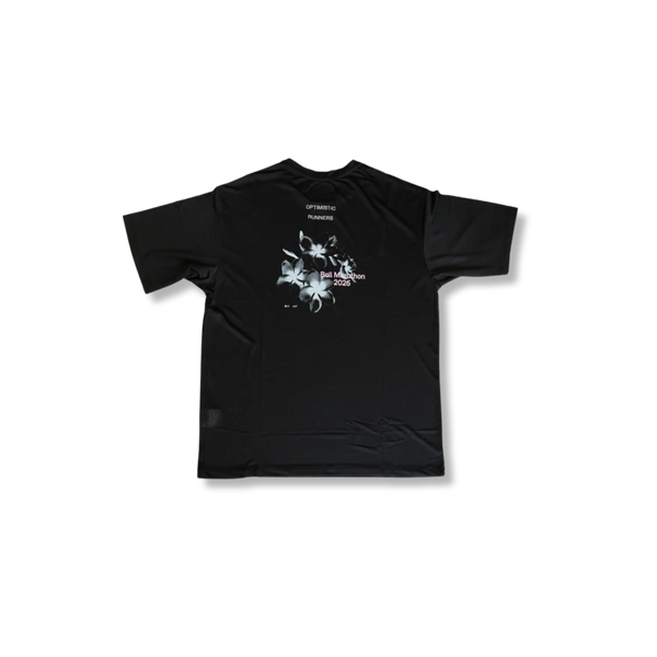 OPTIMISTIC RUNNER x KIT Relaxed T-Shirt BLACK