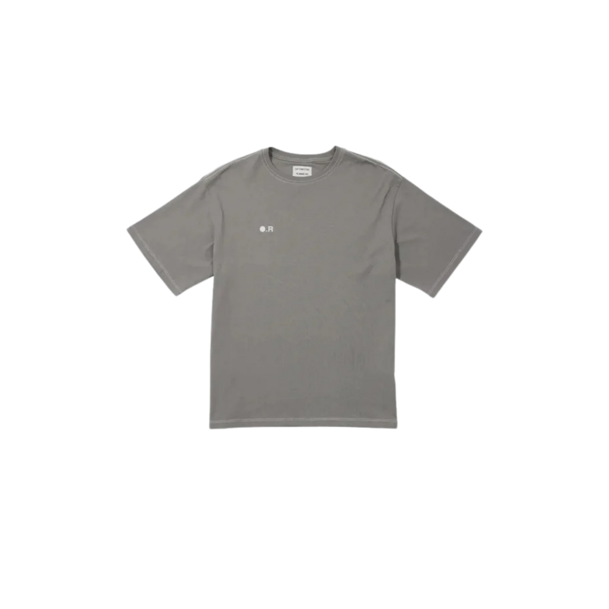 OPTIMISTIC RUNNERS Cotton T-Shirt - ASPHALT-GREY