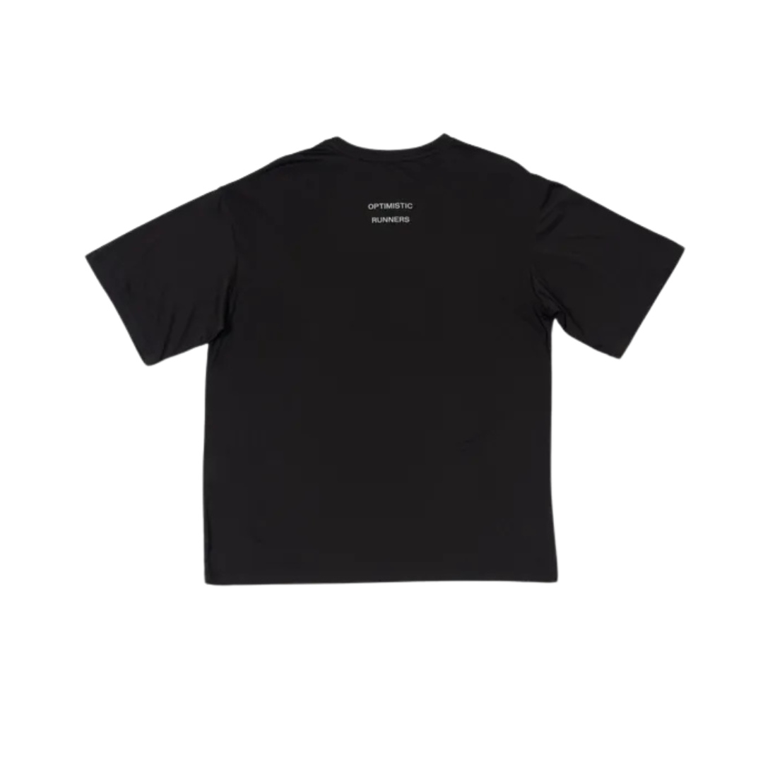 OPTIMISTIC RUNNERS Recycled Oversized T-Shirt BLACK2