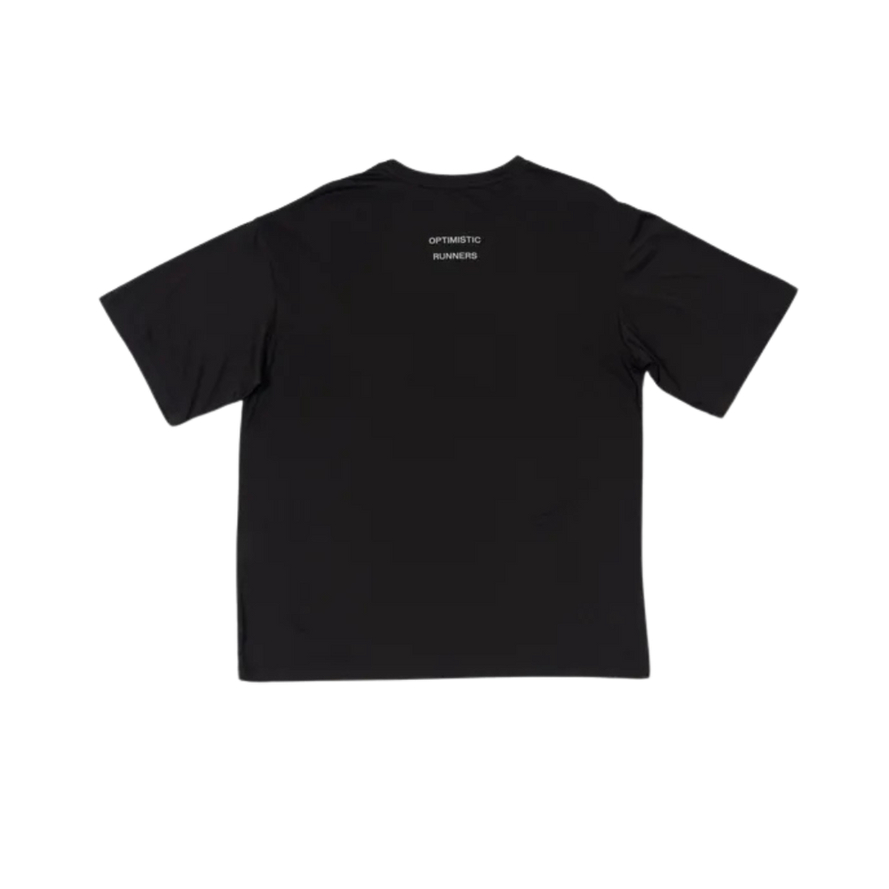 OPTIMISTIC RUNNERS Recycled Oversized T-Shirt BLACK2