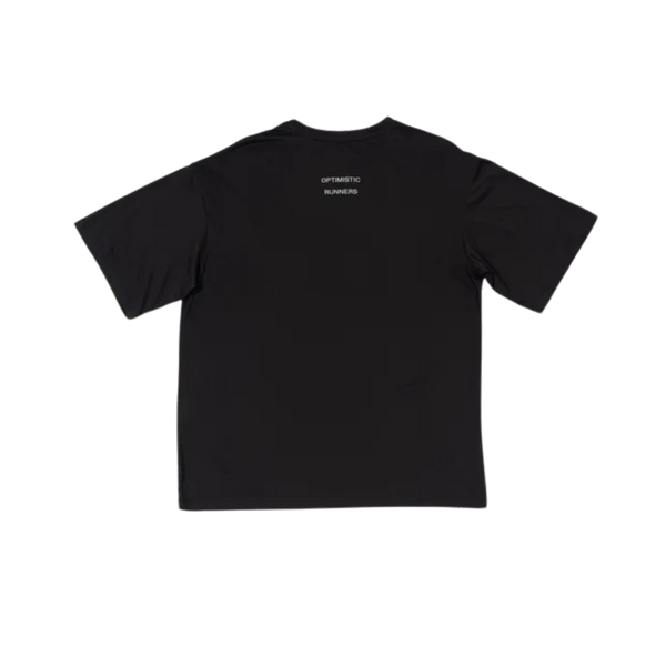 OPTIMISTIC RUNNERS Recycled Oversized T-Shirt BLACK2