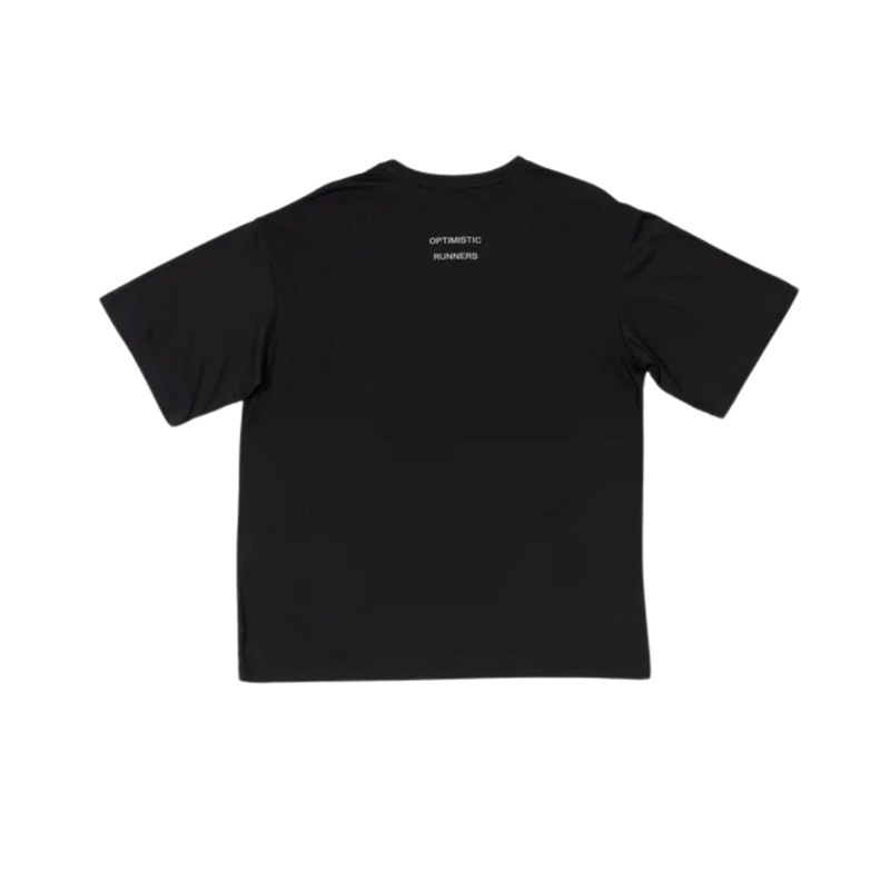 OPTIMISTIC RUNNERS Recycled Oversized T-Shirt BLACK2
