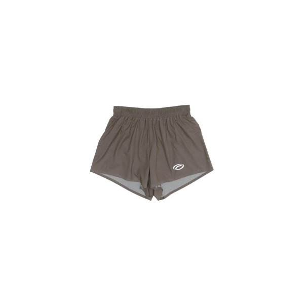 OPTIMISTIC RUNNER Perforated Shorts - CAMEL