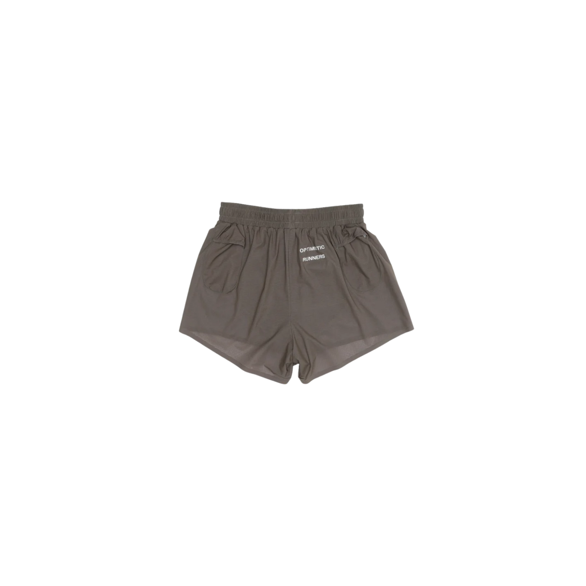 OPTIMISTIC RUNNER Perforated Shorts - CAMEL