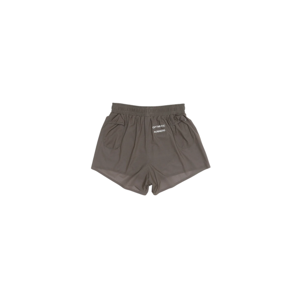 OPTIMISTIC RUNNER Perforated Shorts - CAMEL