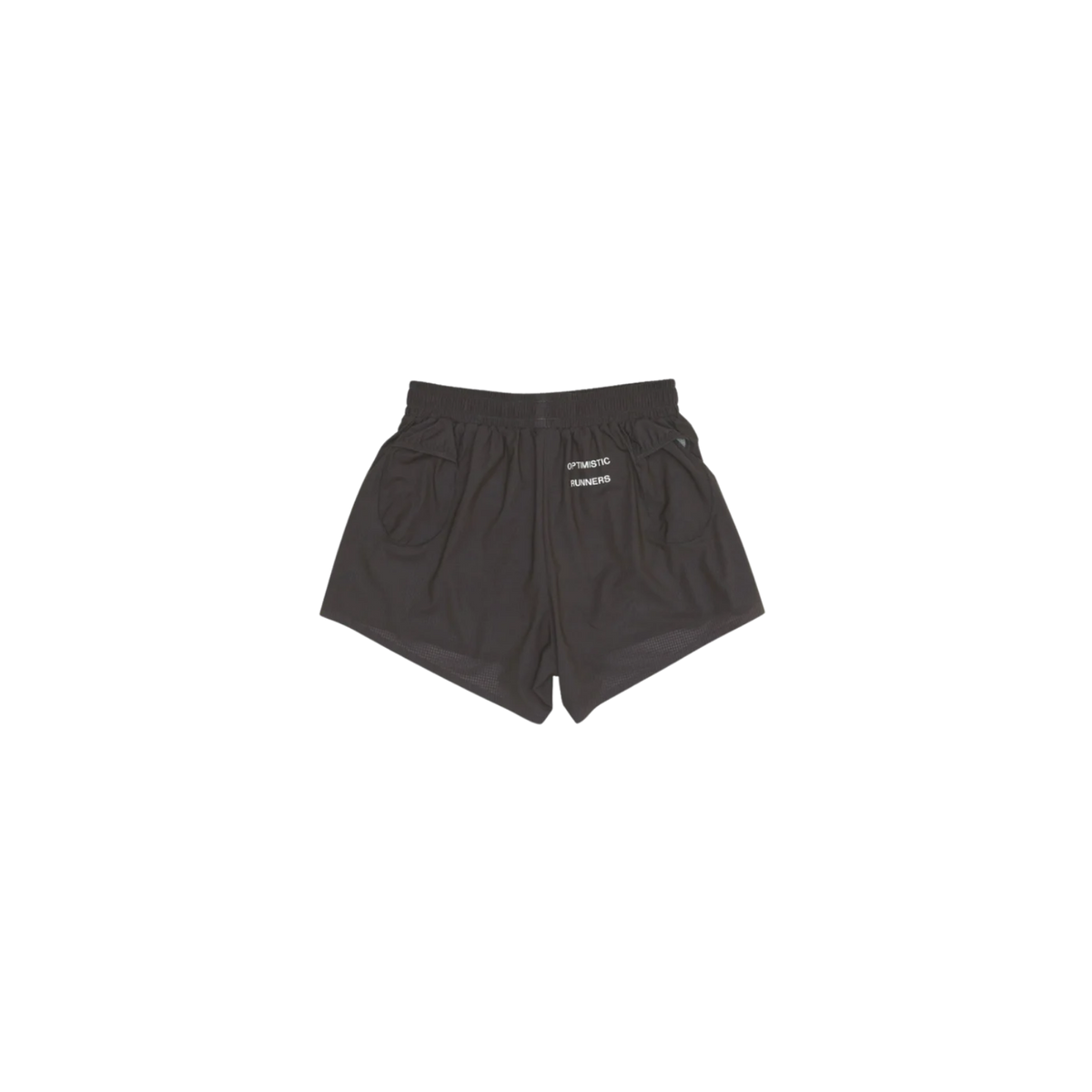 OPTIMISTIC RUNNER Perforated Shorts - Dark Brown