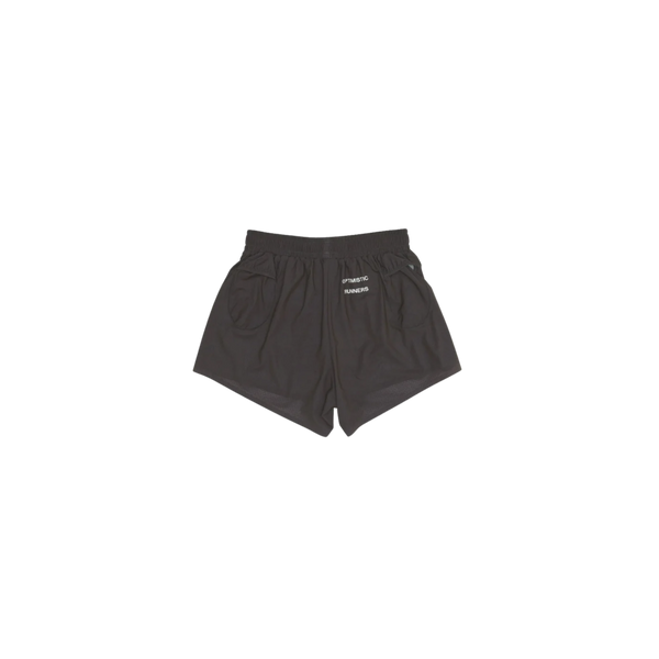 OPTIMISTIC RUNNER Perforated Shorts - Dark Brown