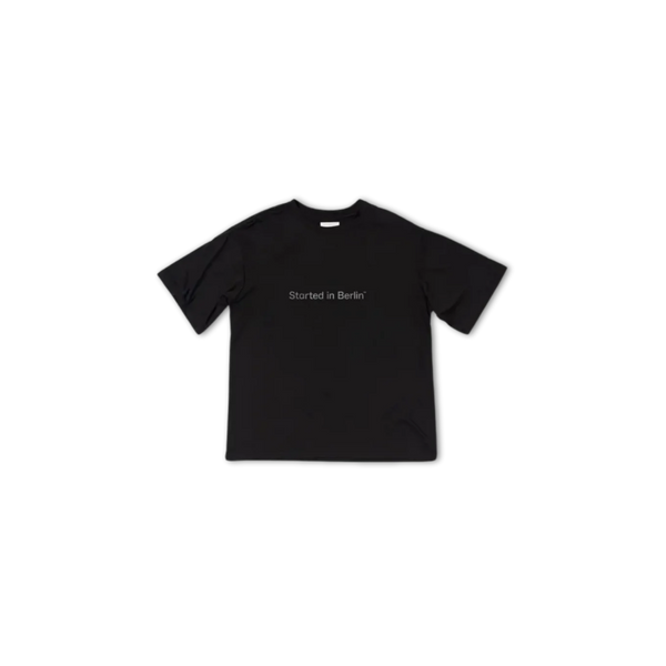 OPTIMISTIC RUNNER Recycled Started In Berlin™ T-Shirt - BLACK