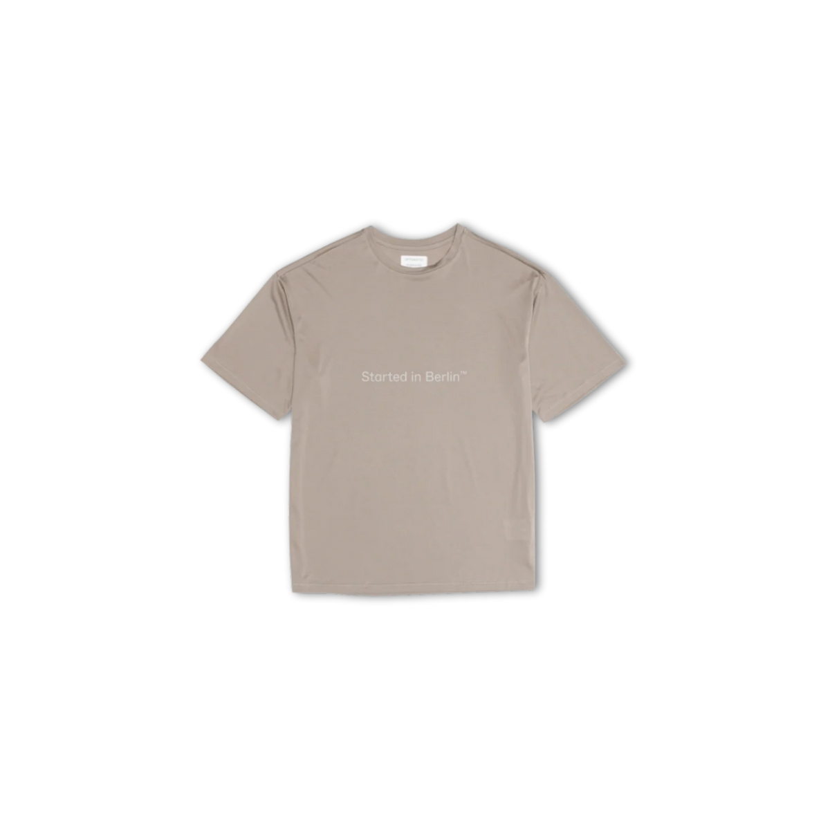 OPTIMISTIC RUNNER Recycled Started In Berlin™ T-Shirt - CAMEL