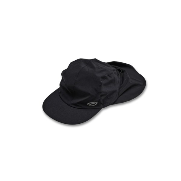 OPTIMISTIC RUNNER Sun Flap Cap - BLACK